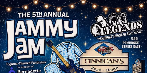 5th Annual Jammy Jam (fundraiser for Bernadette McCann House)
