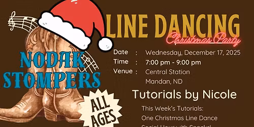Line Dance Lesson and Christmas Party
