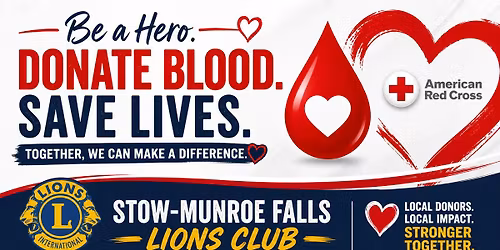 Stow-Munroe Falls Lions Club Blood Drive