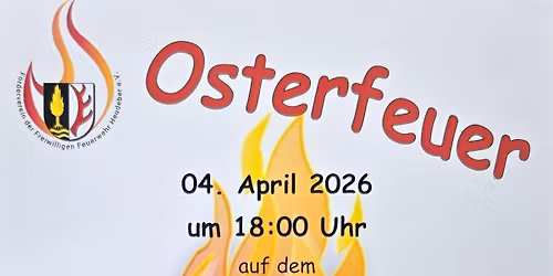 Osterfeuer der Feuerwehr Heudeber 2026