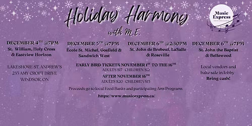 Holiday Harmony with M.E. 2025