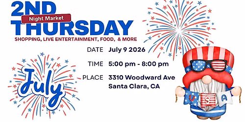 July 9 ~ 2nd Thursday July Night Market at Idyll Time Wines