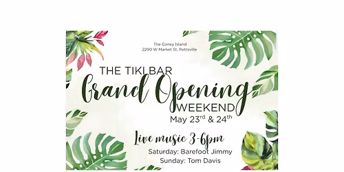 Tiki Bar Grand Opening