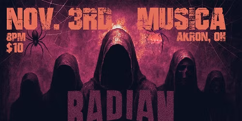 Radian \/\/ Moontemple \/\/ Arctor \/\/ Temple Witch @ Musica