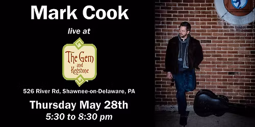 Mark Cook live at the Gem & Keystone