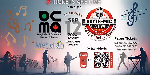 BCMA Presents: Rhyth-Mic Festival - Ottawa 2026