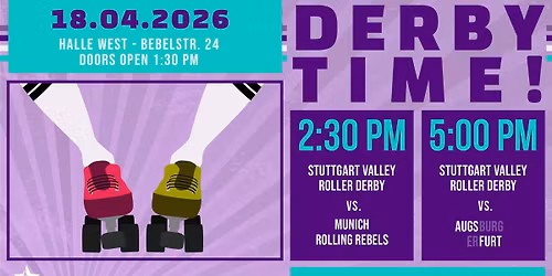 ROLLER DERBY LIVE: Double-Header vs. M\u00fcnchen und Augsfurt