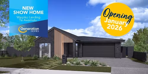 Waipiko Landing Show Home GRAND OPENING!