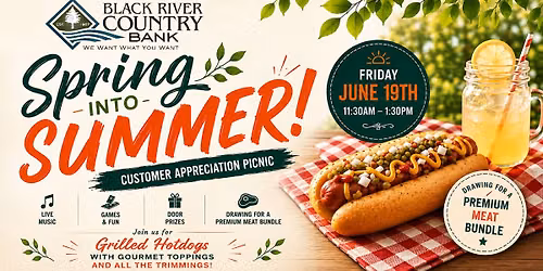 Spring Into Summer BRCB Customer Appreciation Picnic 6\/19!