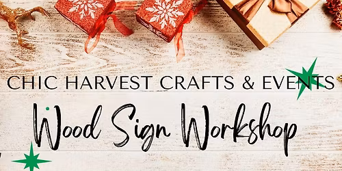 Wood Sign Workshop