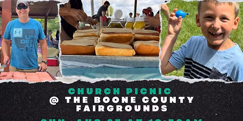 Church Picnic @ The Boone County Fairgrounds