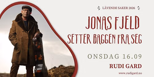 Jonas Fjeld - setter baggen fra seg | Rudi Gard