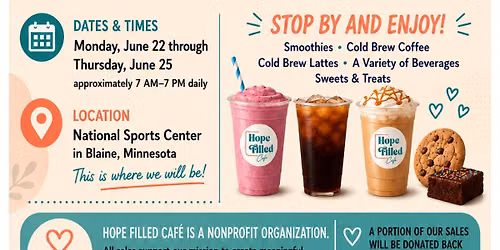 Support Hope Filled Caf\u00e9 + 2026 Special Olympics USA Games