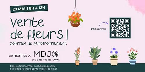 Vente de fleurs | Journ\u00e9e de l'environnement 2026