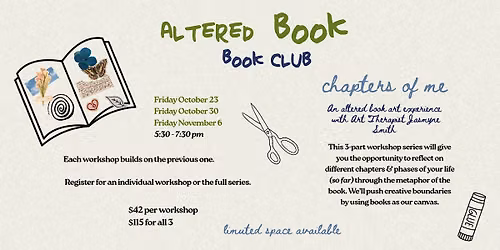 Altered Book Book Club: Chapters of Me