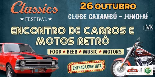Encontro de Carros e Motos Antigos e Retr\u00f4 em Jundia\u00ed (Clube Caxamb\u00fa)