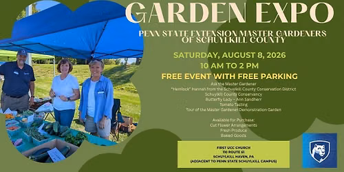Garden Expo 2026 - Hosted by the Penn State Master Gardeners of Schuylkill County