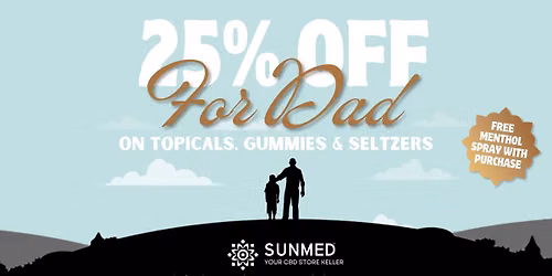 Father's Day Event | PLUS scratch to WIN a FREE YEAR of CBD