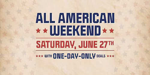 All American Weekend!