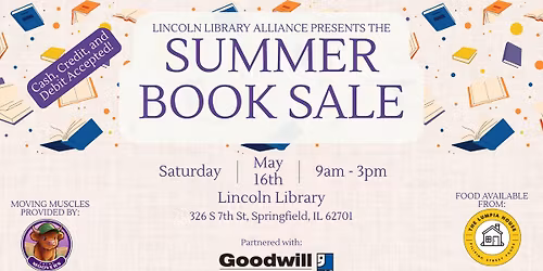 Lincoln Library Summer Book Sale