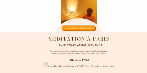 M\u00e9ditation guid\u00e9e \u00e0 Paris