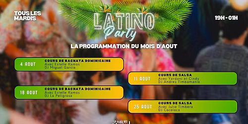 LATINO PARTY by La Place des canailles \ud83d\udc83\ud83c\udffb Salsa y Bachata