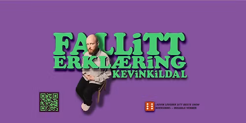SNART UTSOLGT! Kevin Kildal - Fallitterkl\u00e6ring | BL\u00c5VEIS | STAVANGER