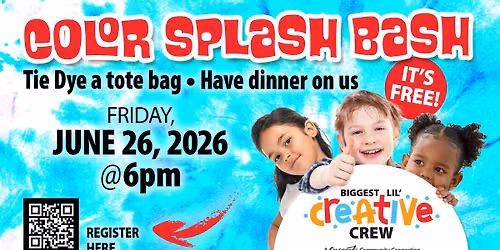 Color Splash Bash - Biggest Lil' Creative Crew