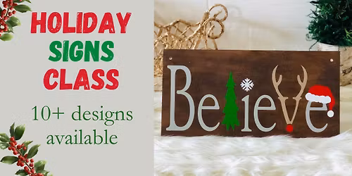 Holiday Signs Class