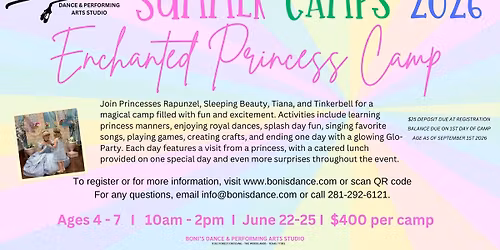 Boni's Enchanted Princess Camp