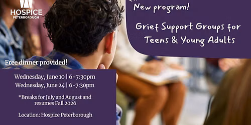 Grief Support Group for Teens & Young Adults