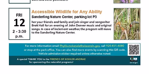Events June 7th to 13th at Kohler Andrae State Park