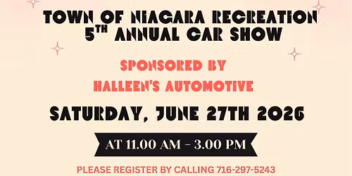 Town of Niagara Recreation Car Show
