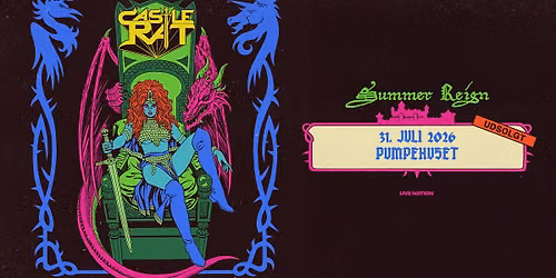 Castle Rat [Support: Gabestok] \/\/ Pumpehuset \/\/ 31. juli 2026 - UDSOLGT