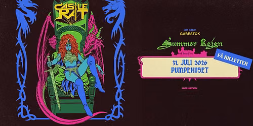 Castle Rat [Support: Gabestok] \/\/ Pumpehuset \/\/ 31. juli 2026 - F\u00c5 BILLETTER