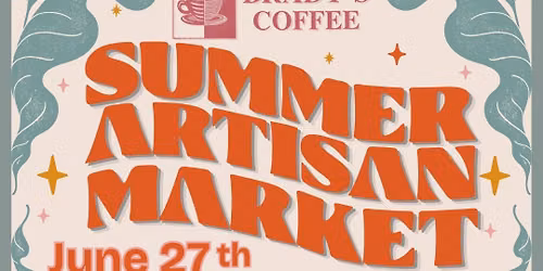 recraft Pop Up Shop at Brady's Coffee Summer Artisan Market