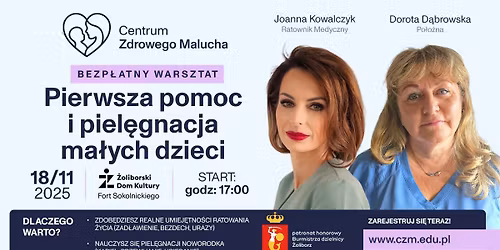 Pierwsza pomoc i piel\u0119gnacja ma\u0142ych dzieci