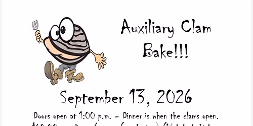 2026 AUXILIARY CLAM BAKE