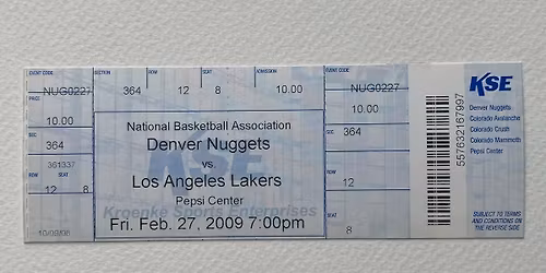Los Angeles Lakers at Denver Nuggets at Ball Arena