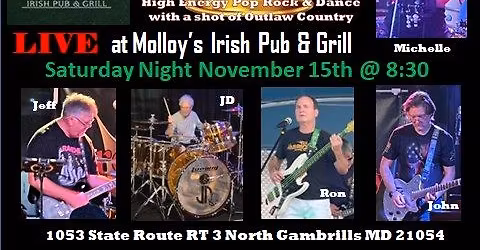 Crownsway band rocking it out @ Molloys Irish Pub