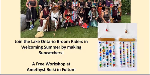 Free Workshop: Make Suncatchers with the Lake Ontario Broom Riders