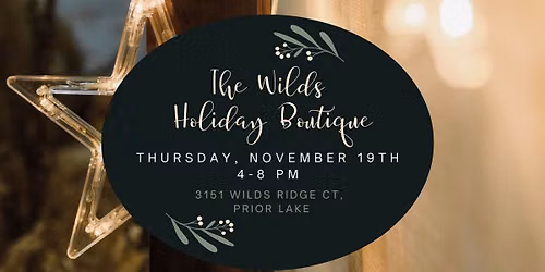 The Wilds Holiday Boutique 2026