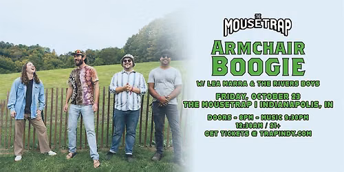 Armchair Boogie w\/ Lea Marra & The River Boys @ The Mousetrap- 10\/23\/26