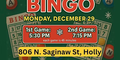FREE Holiday Bingo, a Family Tradition