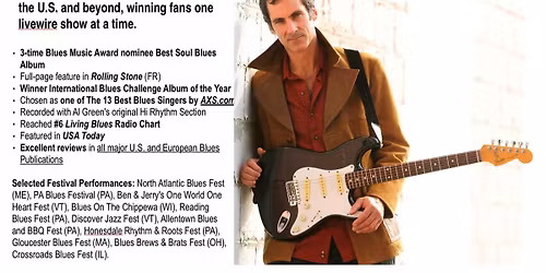 National Blues Recording Artist "Dave Keller" at Folsom Street VFW Post 7232 in Eau Claire, WI