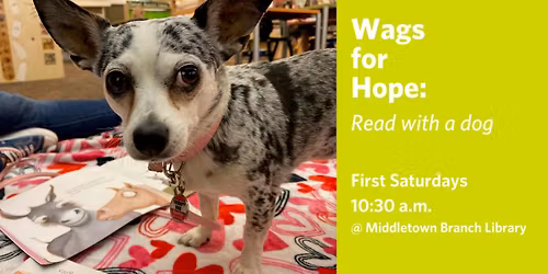 WAGS for Hope: Read with a dog!