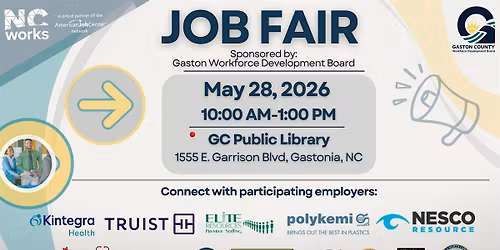 Gaston WDB May Job Fair
