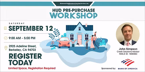 September 's HUD Pre-Purchase Workshop!