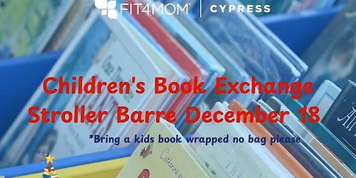 Children\u2019s Book Exchange Stroller Barre