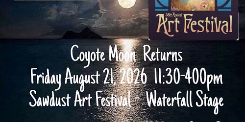 Coyote Moon Returns to Sawdust Art Festival